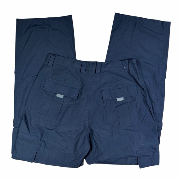 Vintage Y2K BCG Basic Clothing Gear Navy Blue Cargo Pants - Size 32 - Picture 7 of 12